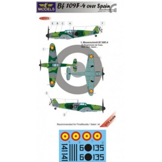 Bf 109F-4 over Spain (1:72)