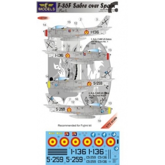 F-86F Sabre over Spain part I. (1:72)
