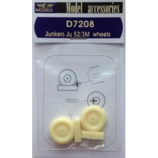 LF Models D7208 Junkers Ju 52/3M weighted wheels (1:72)