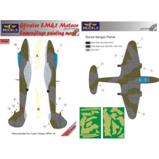 LF Models M7254 Gloster Meteor F.Mk.I (1:72)