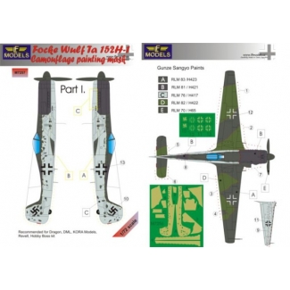 LF Models M7257 Focke Wulf Ta 152H-1 Part I. (1:72)