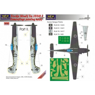 LF Models M7258 Focke Wulf Ta 152H-1 Part II. (1:72)