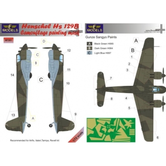 LF Models M7261 Henschel Hs 129B (1:72)