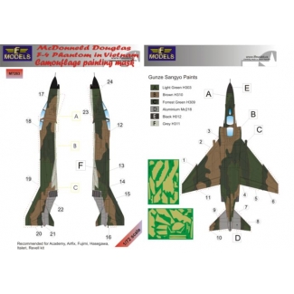 LF Models M7263 McDonnell Douglas F-4 USAF in Vietnam (1:72)