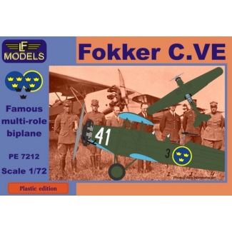 LF Models PE7212 Fokker C.VE Sweden Bristol Mercury (1:72)