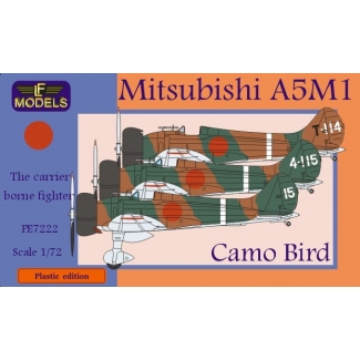 LF Models PE7222 Mitsubishi A5M1 Claude Camo Bird (1:72)