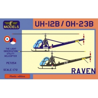 LF Models PE7254 Hil. UH-12B / UH-12B Raven (Holland AF, French AF) (1:72)