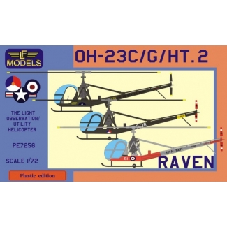 LF Models PE7256 Hil. OH-23C/G/HT.2 Raven (Vietnam war, Holland AF, Royal Navy) (1:72)