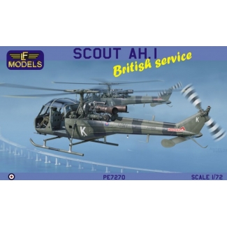 LF Models PE7270 Scout AH.1 British service (2xRAF, 1xEmpire State Pilots School, 1xSpecial Air service) (1:72)