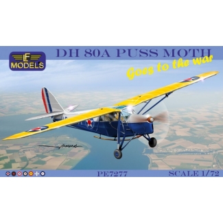 LF Models PE7277 DH 80A Puss Moth Goes to the War (1xUS Navy,1xUK,1xFrance, 1xRCAF,1xRNZAF, 1xBelgium,1xYugoslavia) (1:72)