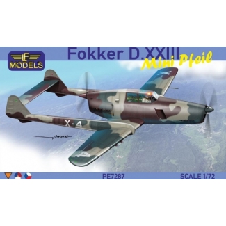 LF Models PE7287 Fokker D.XXIII Mini Pfeil (3xHolland, 1xCzechoslovakia) (1:72)