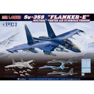 Su-35S "Flanker-E" Multirole Fighter Air to Surface Version (1:48)