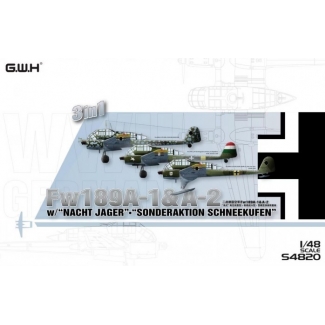 G.W.H / Lion Roar S4820 Fw 189 A-1 & A-2 w/ "Nachtjager" (1:48)