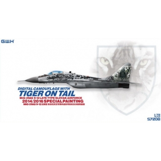 G.W.H / Lion Roar S7208 MiG-29AS 9-12 Late Type - Slovak Airforce (2014/2016 Special Painting) - Limited Edition (1:72)