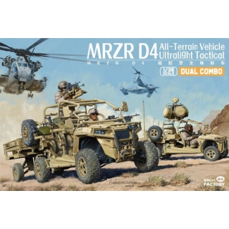 Magic Factory 2005 MRZR D4 Ultra-light Tactical All-terrain Vehicle Dual Combo Set (1:35)