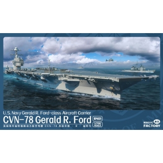 Magic Factory 6401 USS Gerald R. Ford (CVN-78) - US Navy Gerald R.Ford - class Aircraft Carrier (1:700)