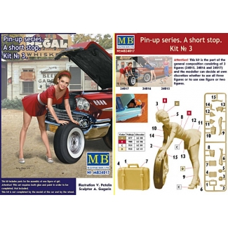 Master Box MB24017 “Pin-up series. A short stop. Kit No. 3” (1:24)