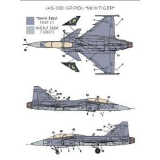 JAS-39D Gripen "9819" (1:48)