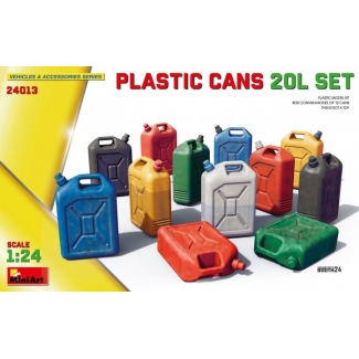 MiniArt 24013 Plastic Cans 20L Set (1:24)