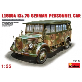 MiniArt 35147 L1500A Kfz. 70 German Personnel Car (1:35)