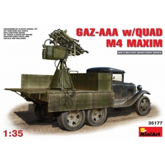 MiniArt 35177 GAZ-AAA w/Quad M-4 Maxim (1:35)