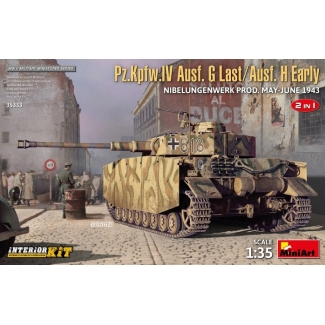 MiniArt 35333 Pz.Kpfw.IV Ausf. G-Last/H-Early Nibelungenwerk Prod.(May-June 1943) 2 in 1 - Interior Kit (1:35)