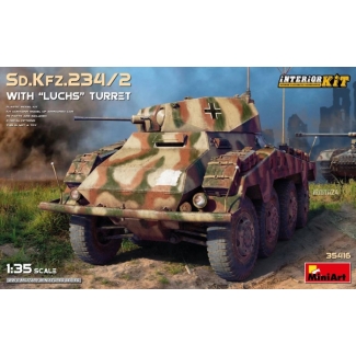 MiniArt 35416 Sd.Kfz.234/2 with “Luchs” Turret. Interior Kit (1:35)