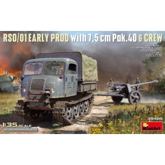 MiniArt 35485 RSO/01 Early Prod. with 7,5 cm Pak.40 & Crew (1:35)