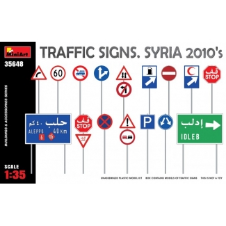 MiniArt 35648 Traffic Signs. Syria 2010's (1:35)