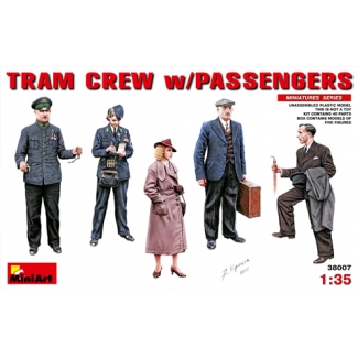 MiniArt 38007 Tram Crew w/Passengers (1:35)