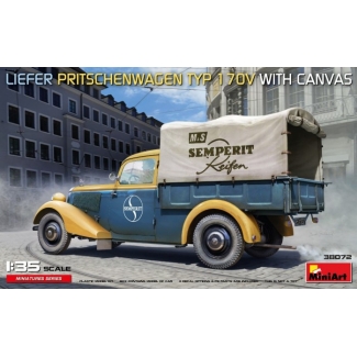 MiniArt 38072 Liefer Pritschenwagen Typ 170V with Canvas (1:35)