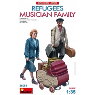 MiniArt 38084 Refugees. Musician Family (1:35)