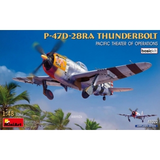 MiniArt 48022 P-47D-28RA Thunderbolt. Pacific Theater of Operations. Basic Kit (1:48)