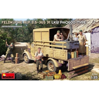MiniArt 53037 Feldkuche Auf 3,6-36S 3t LKW PmQ600-Type (1:35)