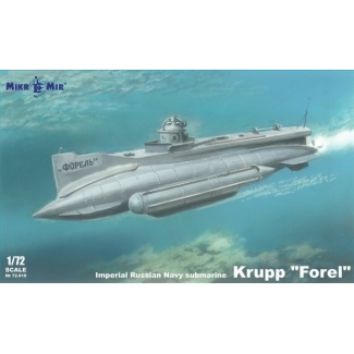 Imperial Russian Navy submarine Krupp "Forel" (1:72)