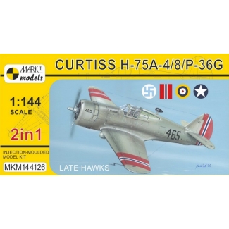 Curtiss H-75A-4/A-8/P-36G "Late Hawks" (2 in 1) (1:144)