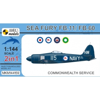 Hawker Sea Fury FB.11/FB.60 'Commonwealth Service' (2 in 1) (1:144)