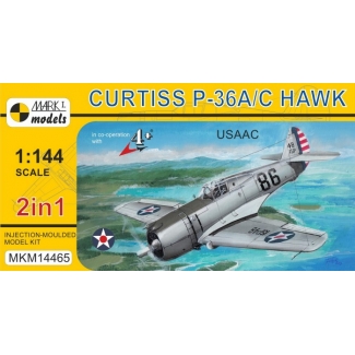 Curtiss P-36 Hawk "USAAC"(2 in 1) (1:144)