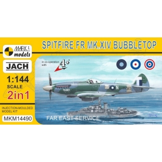 Spitfire FR Mk.XIV Bubbletop "Far East Service" (2 in 1) (1:144)