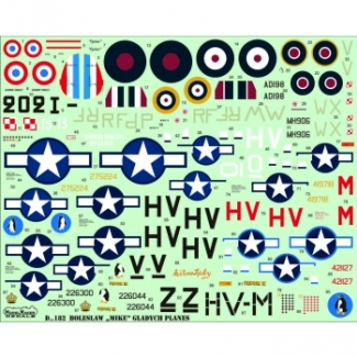 ModelMaker D72182 Boleslaw "Mike" Gladych Planes (1:72)