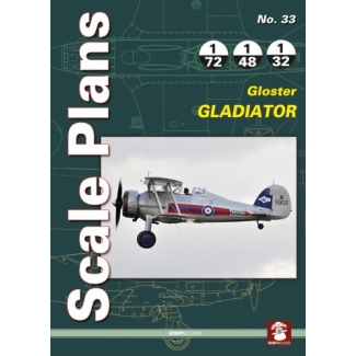 Scale Plans No.33 Gloster Gladiator (1:72,1:48,1:32)