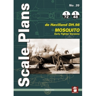 Scale Plans No.35 de havilland DH.98 Mosquito Early Fighter Versions (1:72,1:48)