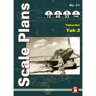 Scale Plans No.51 Yakovlev Yak-3 (1:144,1:72,1:48,1:32)