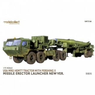 Modelcollect UA72166 USA M983 Hemtt Tractor with Pershing II Missile Erector Lauchner new version (1:72)