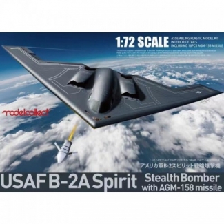 Modelcollect UA72214 USAF B-2A Spirit Stealth Bomber With AGM-158 Missile (1:72)