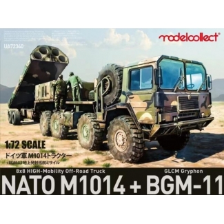 Modelcollect UA72340 NATO M1014 8X8 HIGH-Mobility Off-Road Truck + BGM-11 GLCM Gryphon (1:72)