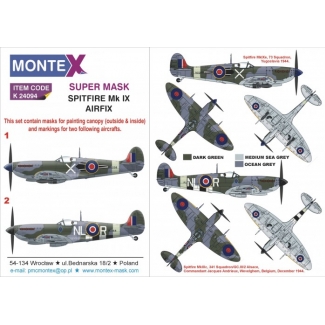 Super Mask K24094 Spitfire IX (1:24)