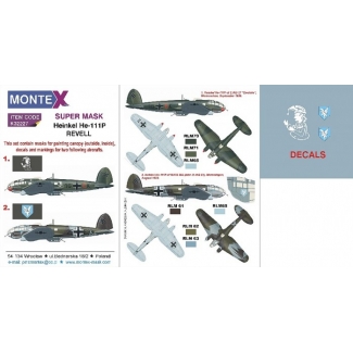 Super Mask K32227 Heinkel He-111P (1:32)