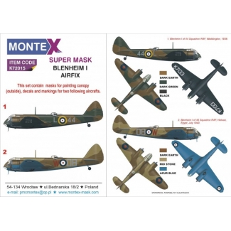 Super Mask K72015 Blenheim I (RAF) (1:72)