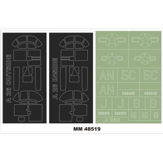 Maxi Mask MM48519 A-26B Invader (1:48)